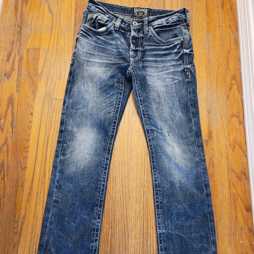 Men’s BKE jeans, size 31 S, light to medium wash. Read